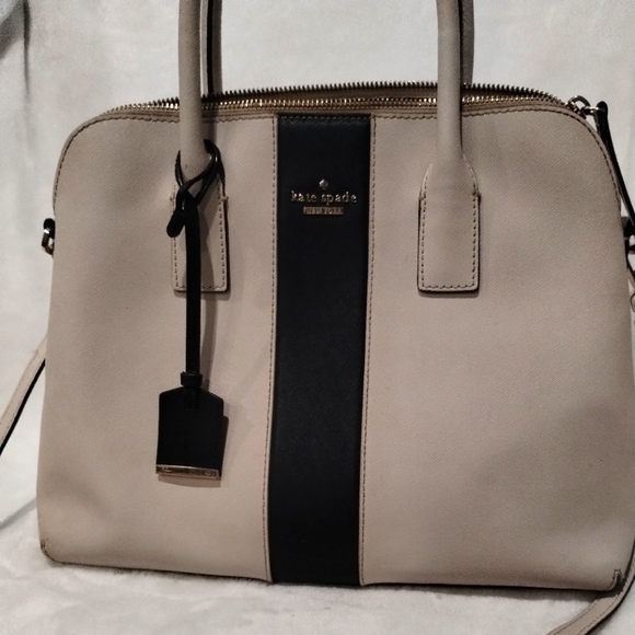 Kate Spade Cameron Street Margot Racing Stripe Satchel Bag - Picture 1 of 5